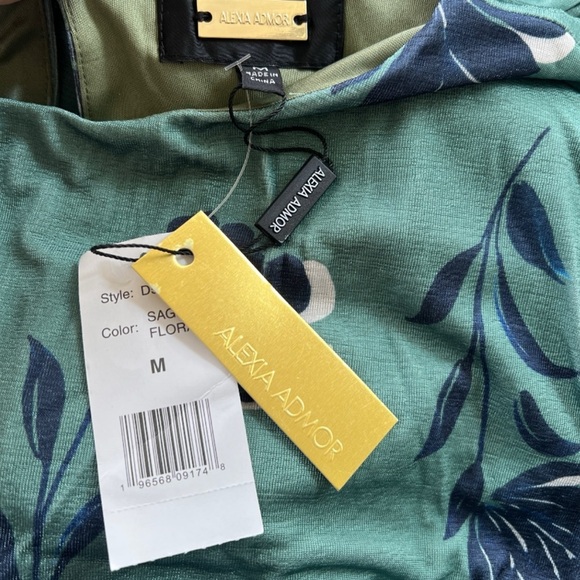 Alexa Admor New Floral Green Maxi Dress - Picture 2 of 4